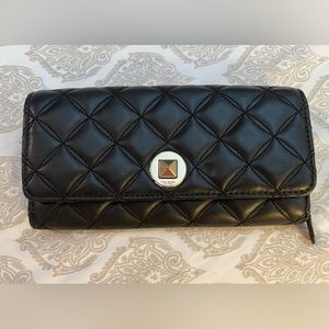Kate Spade Black Quilted Wallet